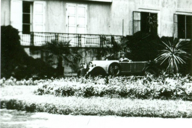 Předzámčí v roce 1928